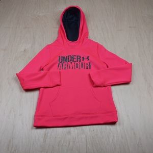 Under Armour Hoodie, Neon Pink (Junior M)